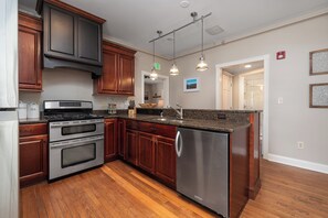 Fridge, microwave, coffee/tea maker, toaster