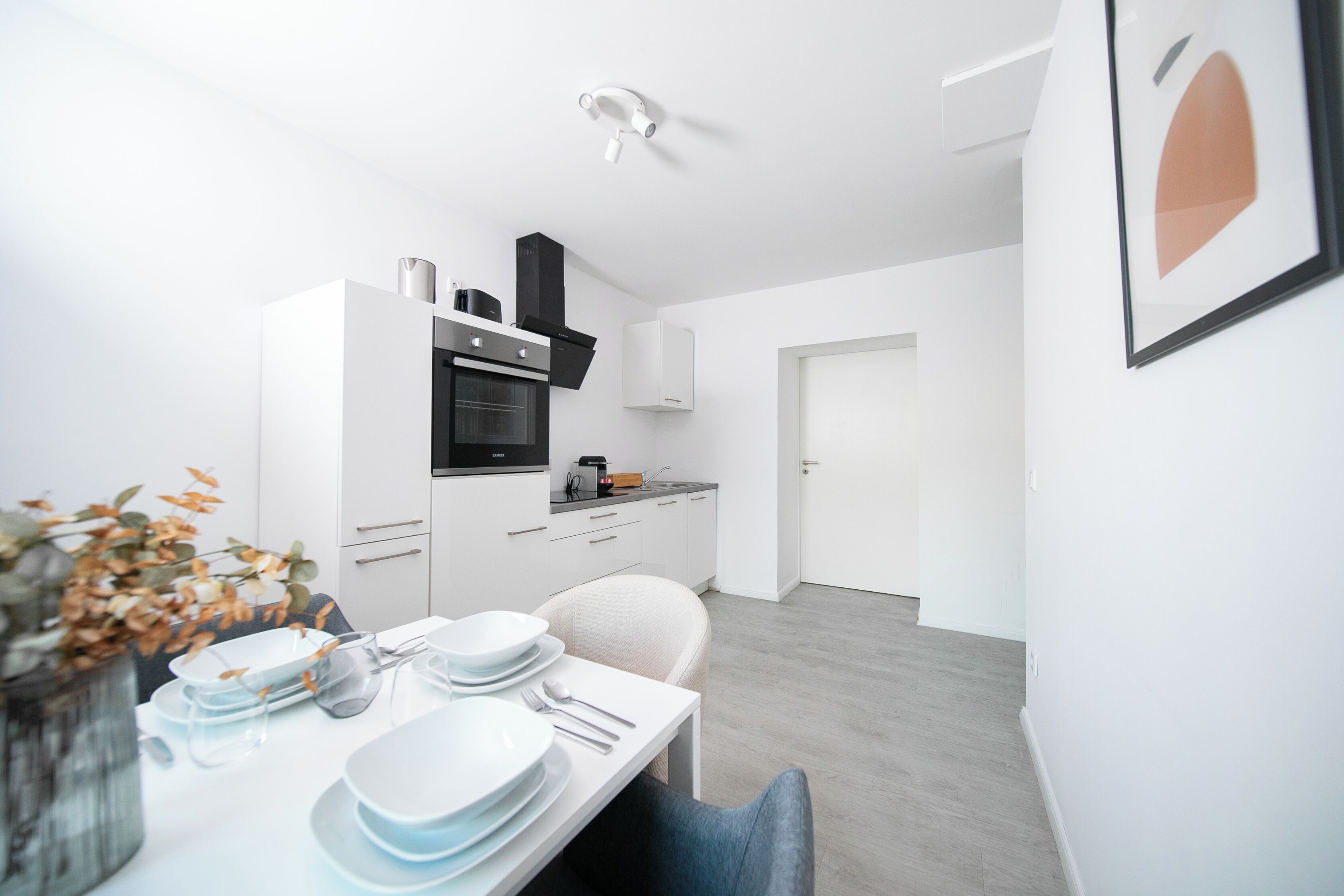 Apartment, 2 Schlafzimmer, Küche | Eigene Küche | Kühlschrank, Ofen, Herdplatte, Geschirrspüler