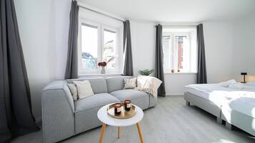 Apartment, 2 Schlafzimmer, Küche | Allergikerbettwaren, Verdunkelungsvorhänge, schallisolierte Zimmer