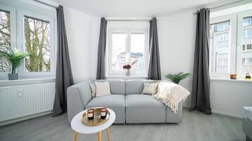 Apartment, 2 Schlafzimmer, Küche | Allergikerbettwaren, Verdunkelungsvorhänge, schallisolierte Zimmer