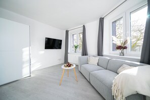 Apartment, 2 Schlafzimmer, Küche | Allergikerbettwaren, Verdunkelungsvorhänge, schallisolierte Zimmer