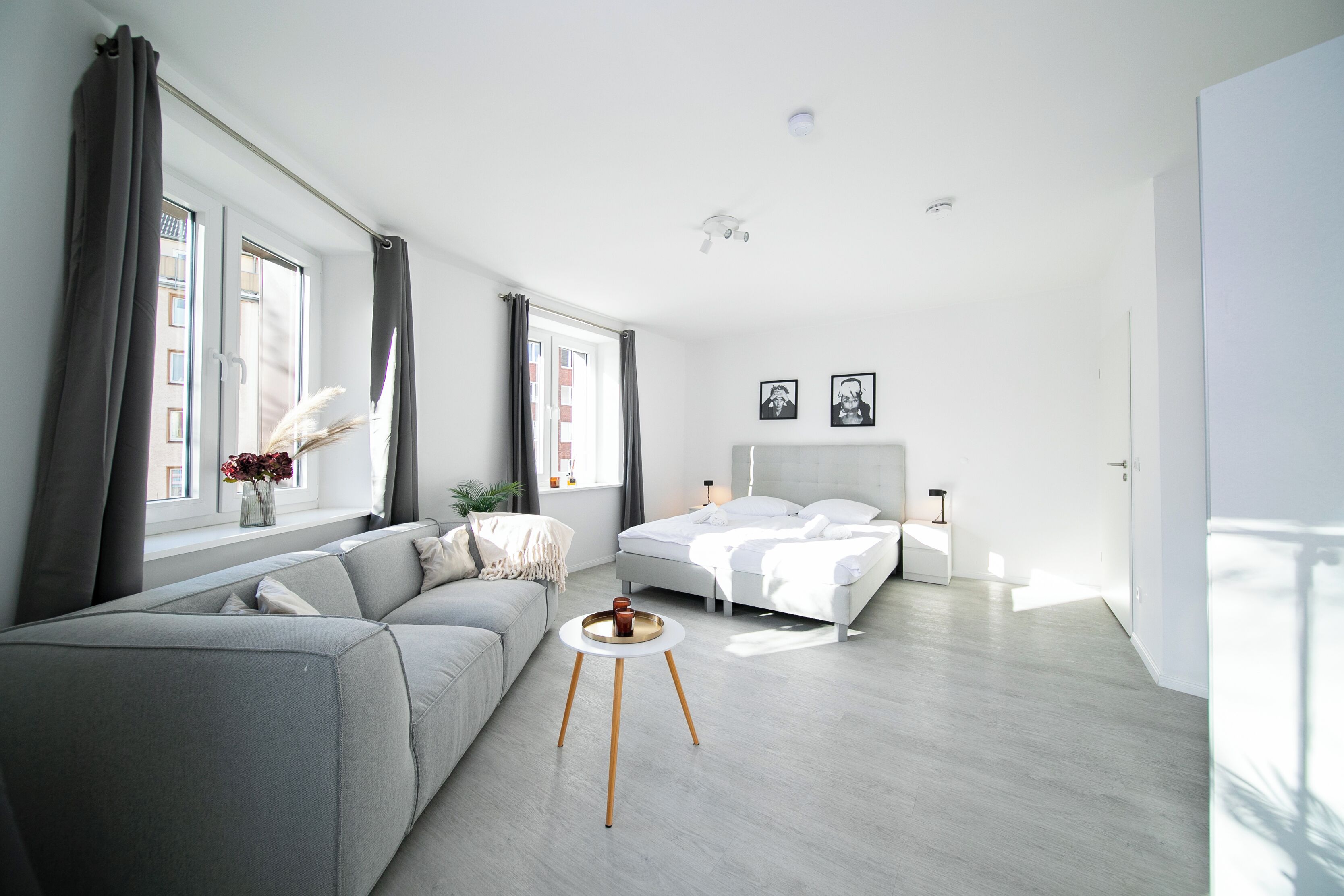 Apartment, 2 Bedrooms, Kitchen | Hypo-allergenic bedding, blackout drapes, soundproofing