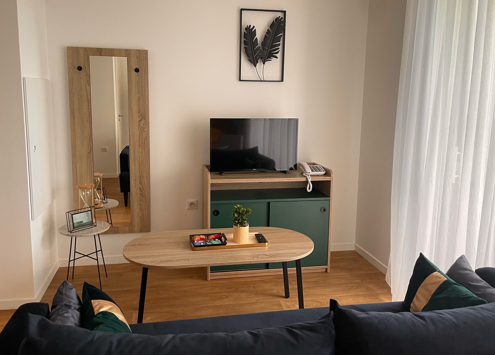 Een 32-inch televisie met digitale zenders