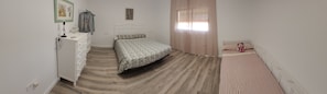 3 habitaciones, wifi y ropa de cama