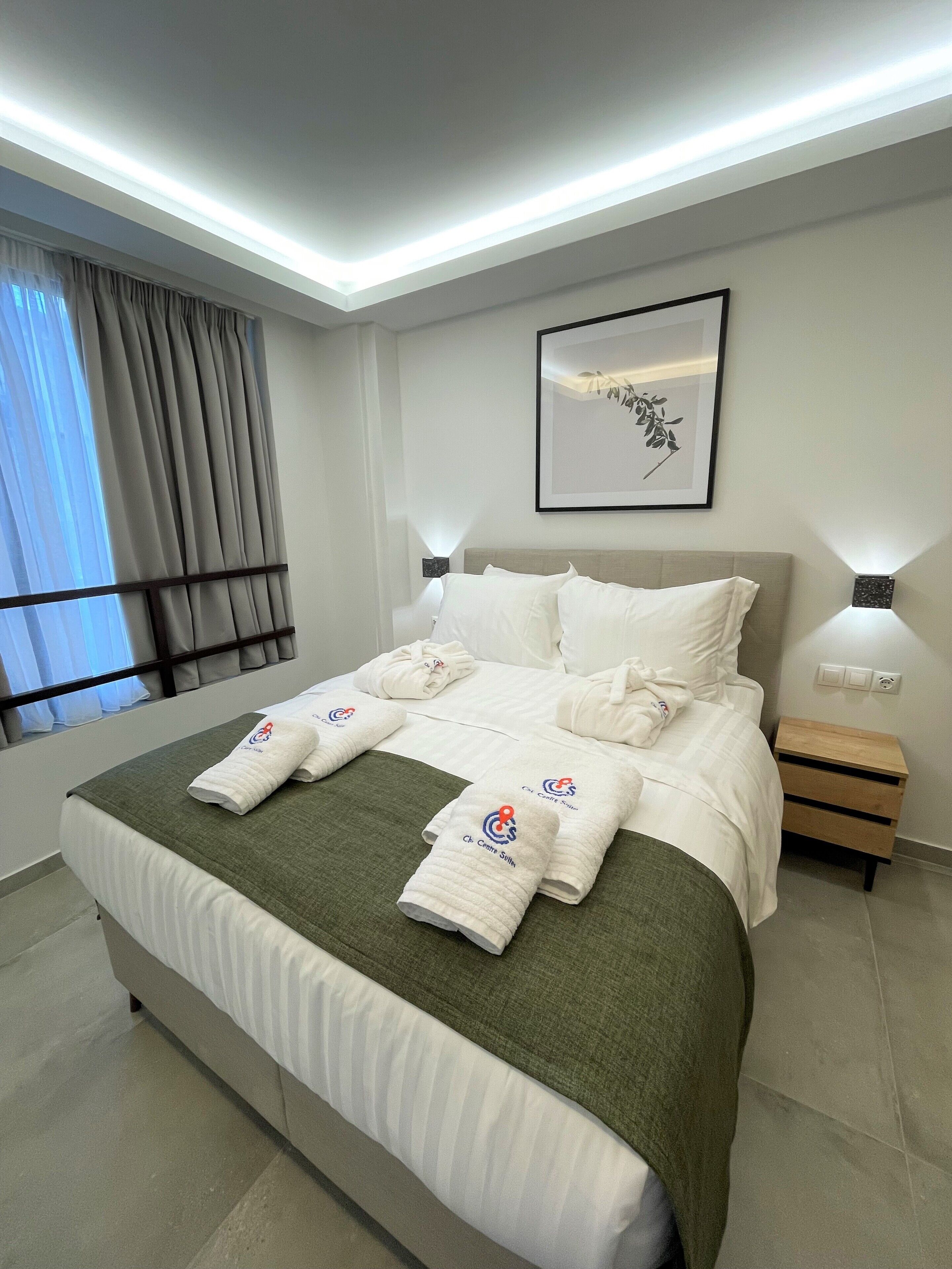 One-Bedroom Suite - Suite 2 | Egyptian cotton sheets, premium bedding, in-room safe, laptop workspace