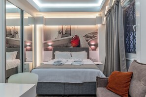 Suite without Balcony - Korali | Bettwäsche aus ägyptischer Baumwolle, hochwertige Bettwaren, Zimmersafe