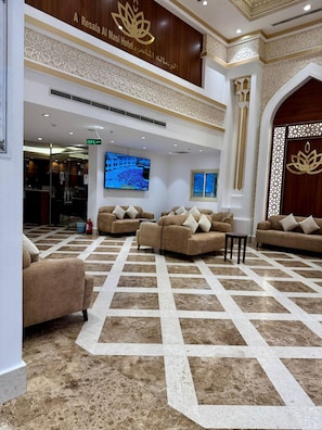 Sala de estar en el lobby