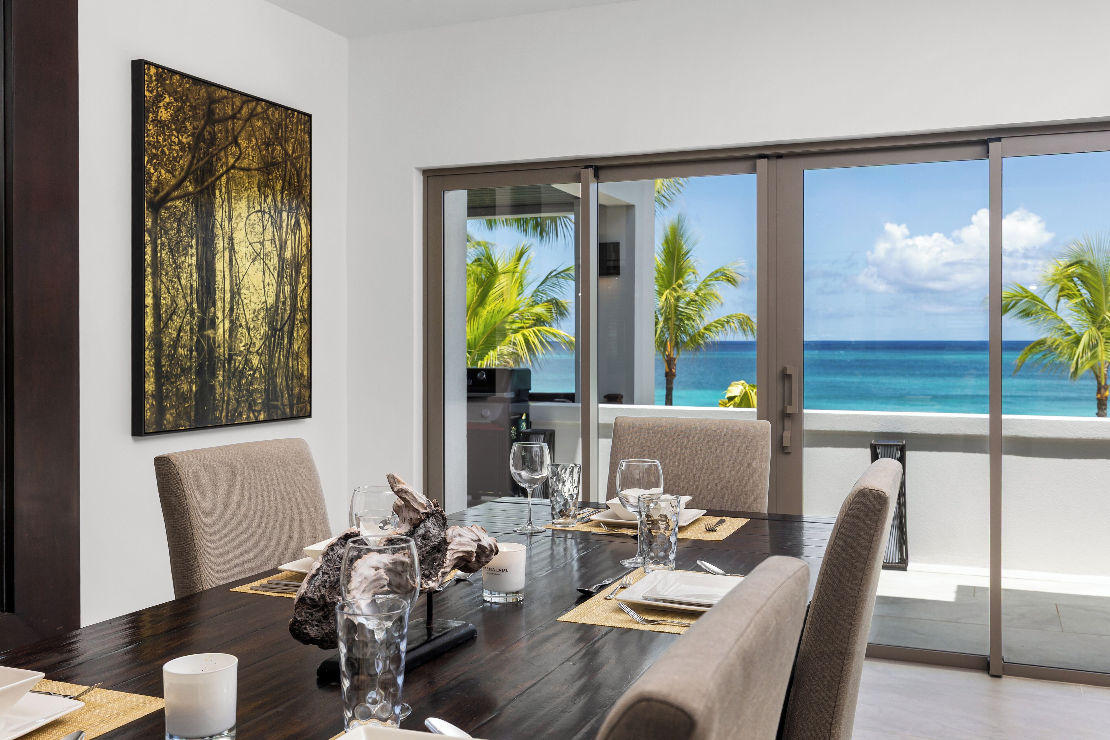 奢華別墅, 海景 | 起居區