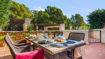 Udendørs spisemuligheder