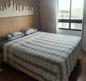1 bedroom, WiFi, bed sheets - Maria Flat in Pinheiros equipped in a 4-star hotel - 3 (São Paulo)
