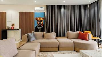 Apartemen Ekonomi, balkon, pemandangan kota | Area keluarga