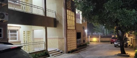 Front of property – evening/night