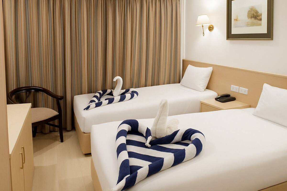 Deluxe Double Room, River View | In-room safe, blackout drapes, soundproofing