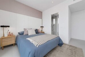 2 bedrooms, iron/ironing board, internet, bed sheets - New villa with panoramic sea and mountain views (Mutxamel)