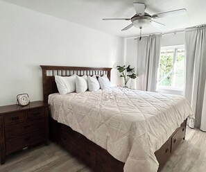2 bedrooms, iron/ironing board, free WiFi, bed sheets