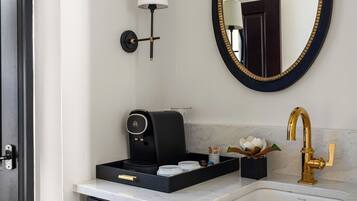 Luxury Suite, 2 Queen Beds, City View | Coffee and/or coffee maker