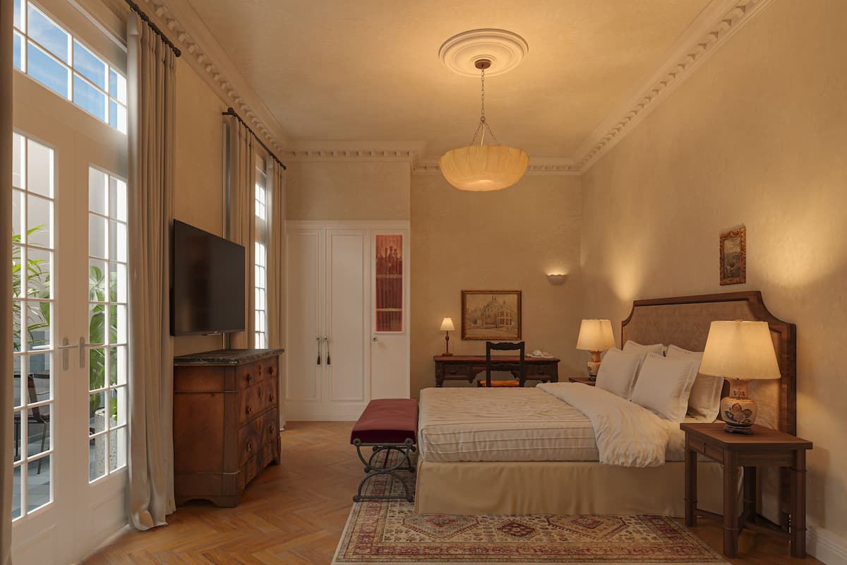 Suite, Patio | Premium bedding, memory foam beds, minibar, in-room safe
