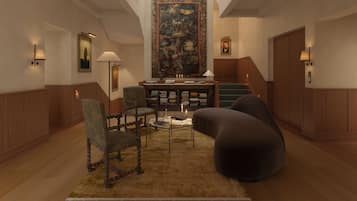 Sala de estar en el lobby