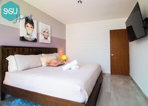 3 bedrooms, iron/ironing board, WiFi, bed sheets