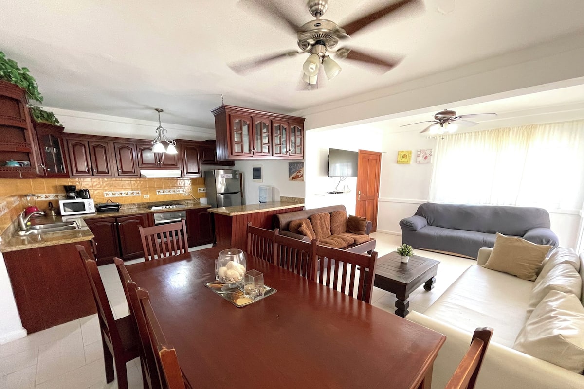Apartment, Terrace, Beachside | Private kitchen | Fridge, microwave, stovetop, cookware/dishes/utensils