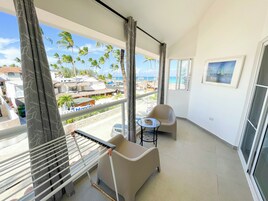Apartamento, 1 habitación, balcón, vistas al mar | Balcón