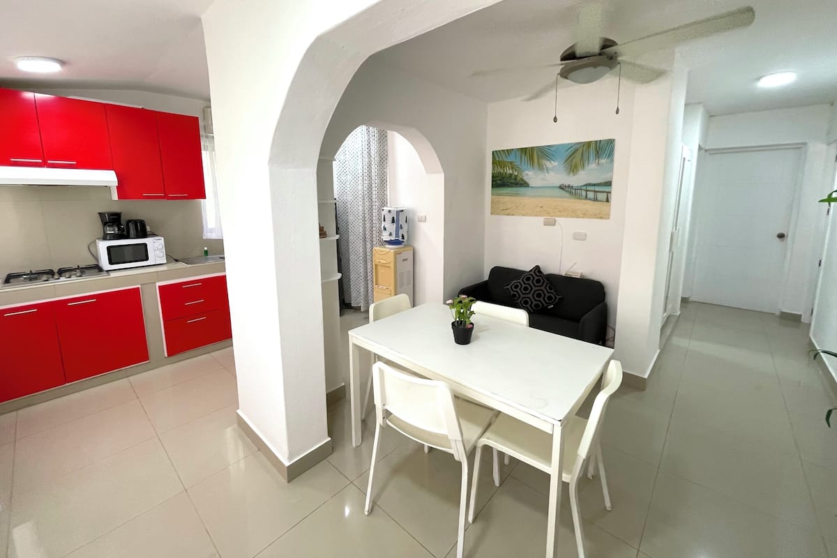 Villa, 2 Bedrooms, Garden Area | Private kitchen | Fridge, microwave, stovetop, cookware/dishes/utensils