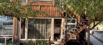 Large windows bring the outside in.