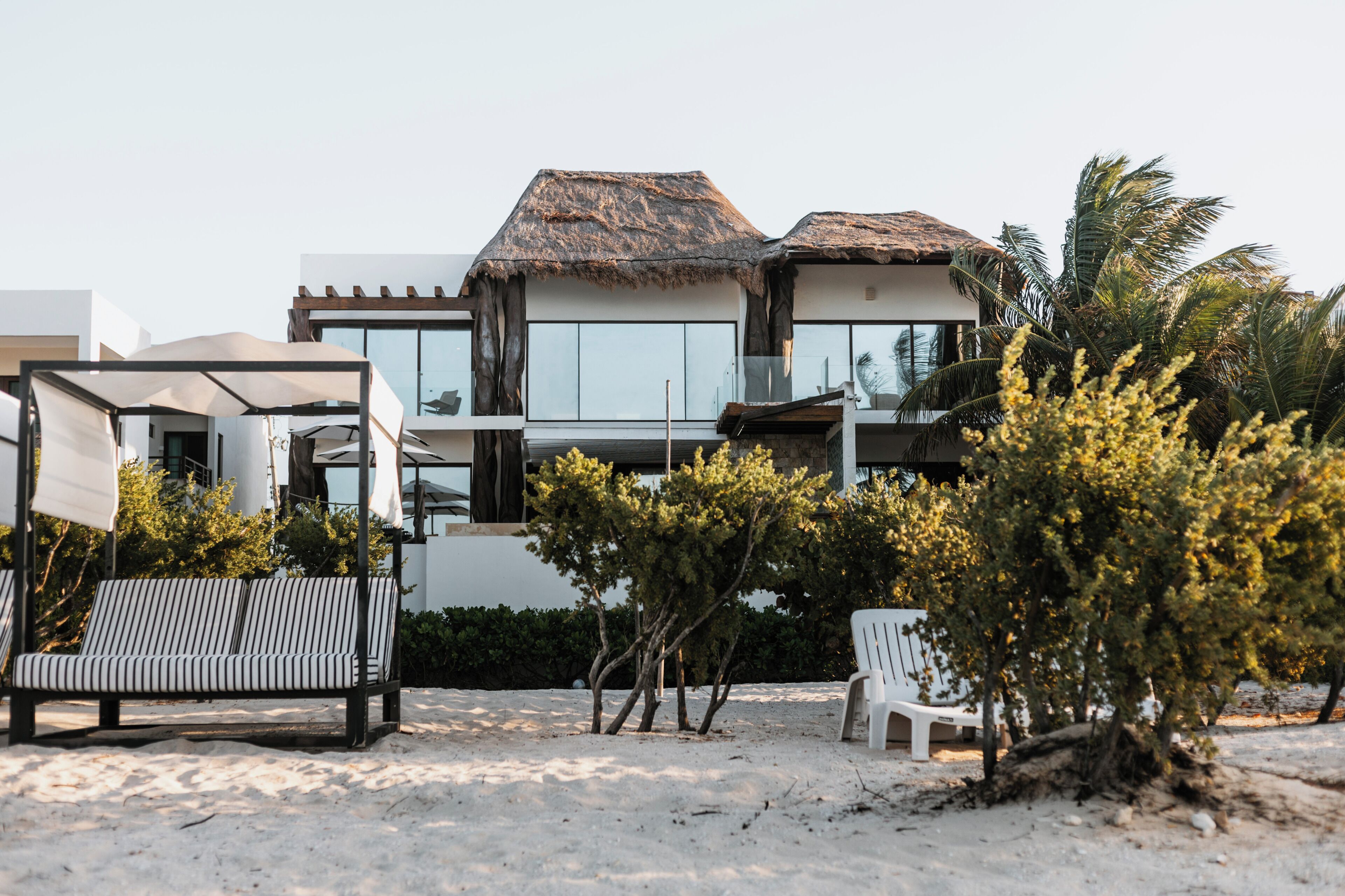 Façade de l’hébergement