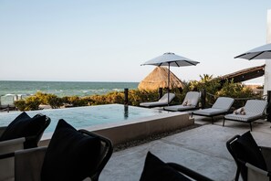 Deluxe House, Balcony, Beach View | Terrace/patio