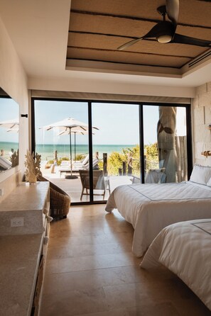 Deluxe House, Balcony, Beach View | Premium bedding, down duvets, in-room safe, free WiFi