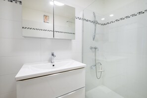Shower, hair dryer