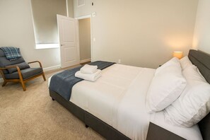 3 bedrooms, iron/ironing board, travel cot, WiFi