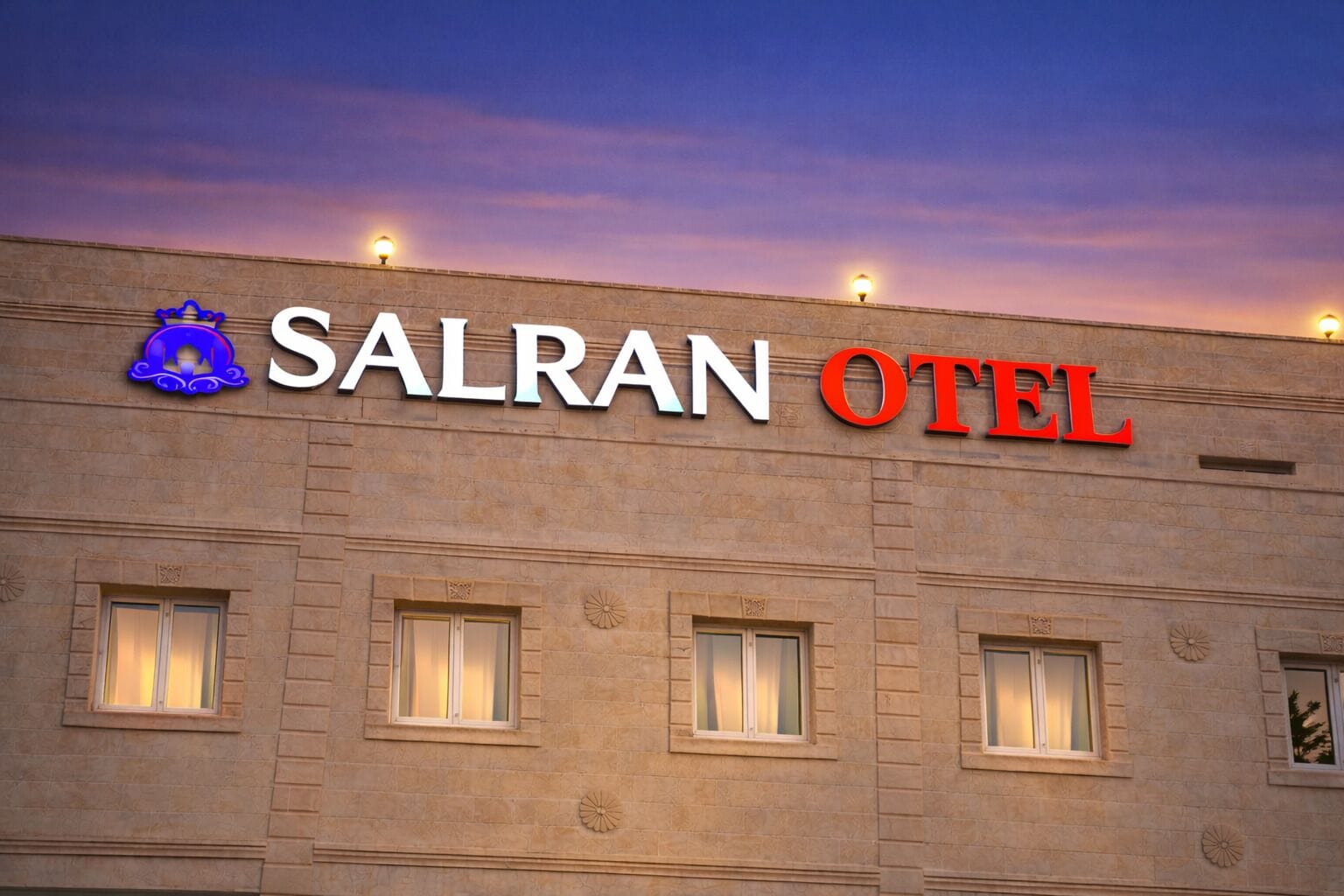 Overnatningsstedets facade