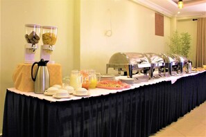 Petit déjeuner continental compris tous les jours