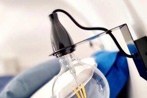 Dusche, Haartrockner, Bidet, Handtücher