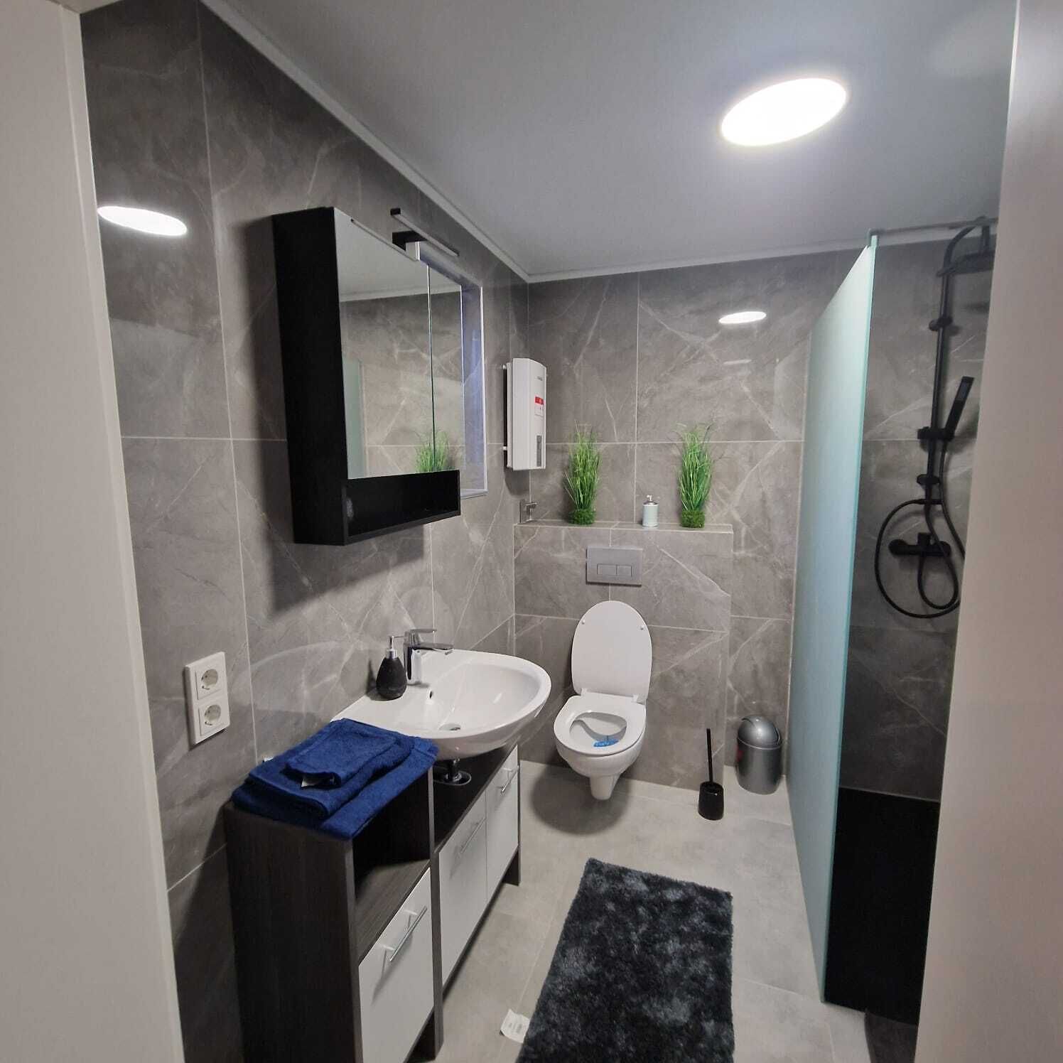 Dusche, Toilettenpapier