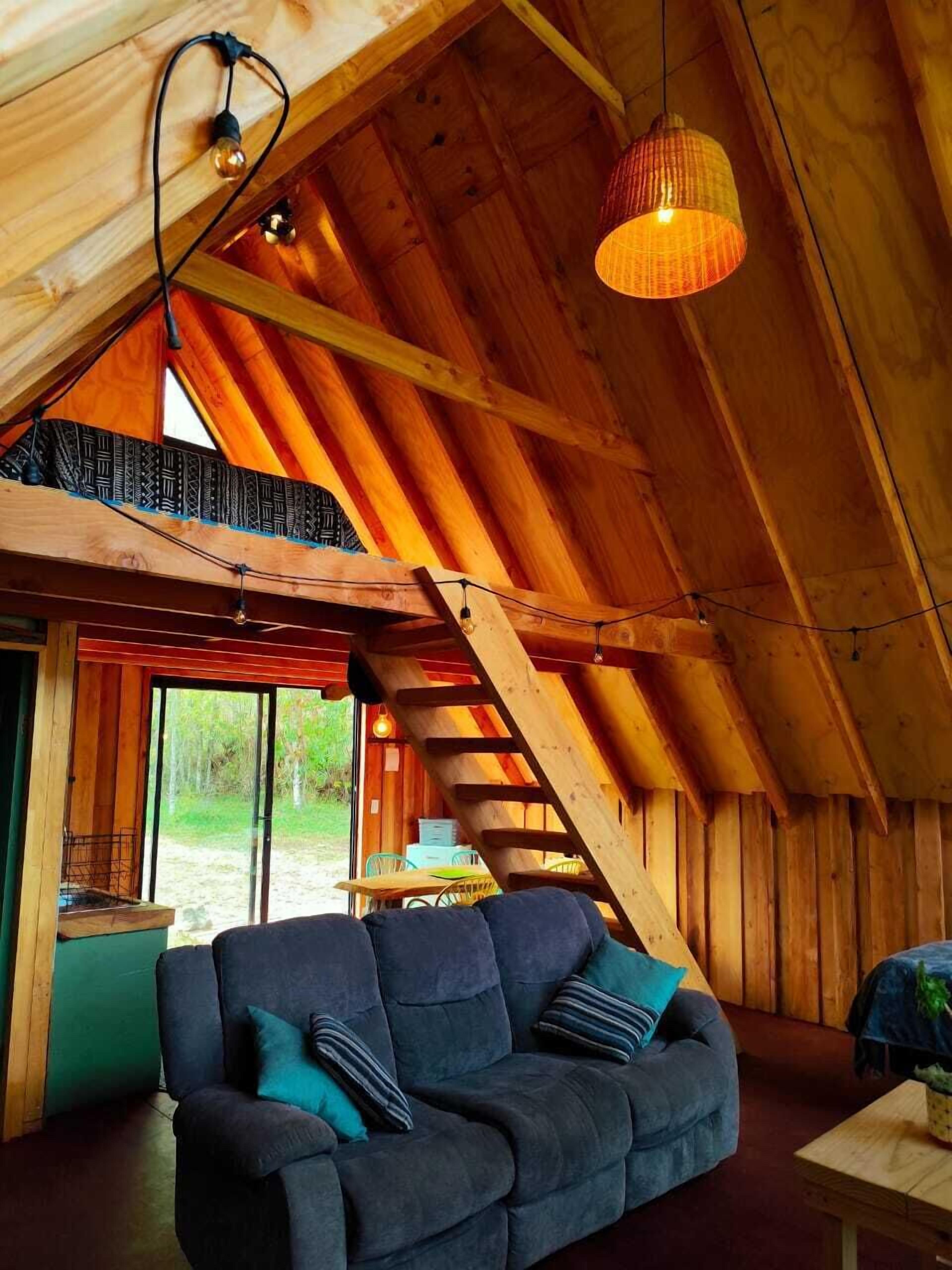 Bungalow Panoramique, vue montagne | Coin séjour