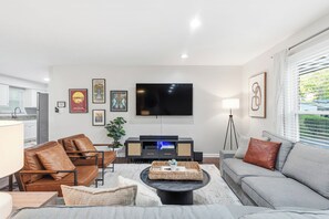 TV, video games, stereo