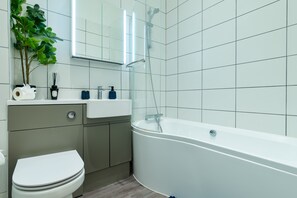 Hair dryer, towels