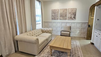 TV, fireplace, printers