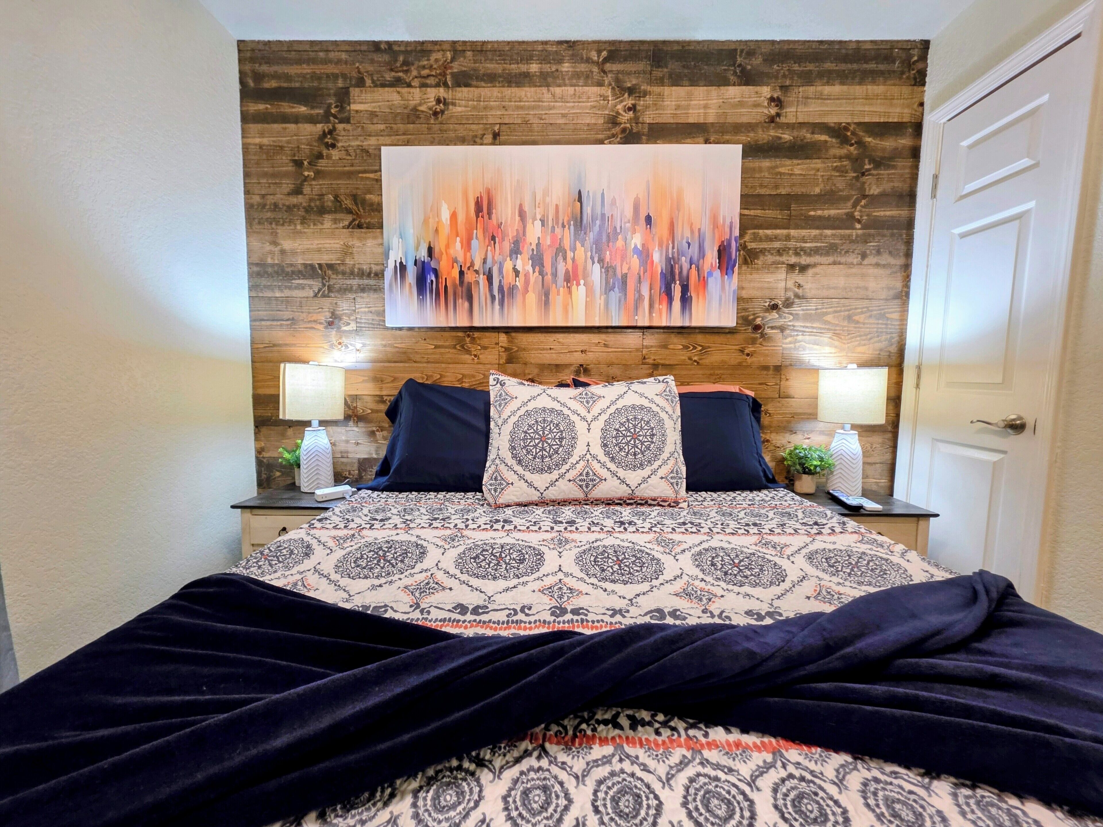 2 bedrooms, iron/ironing board, free WiFi, bed sheets