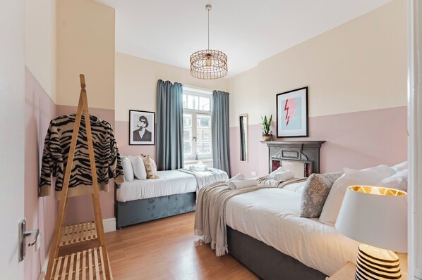 Familienapartment, Terrasse, Stadtblick