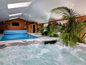 Indoor pool, a heated pool