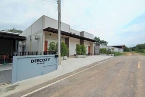 Blick von der Unterkunft