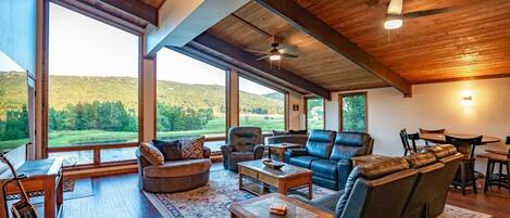 Cheminée, lecteur de DVD