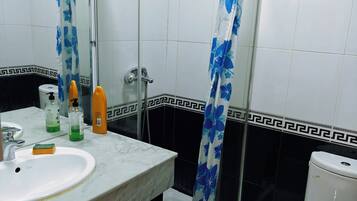 Towels, soap, toilet paper