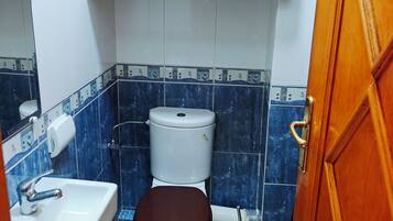 Towels, soap, toilet paper