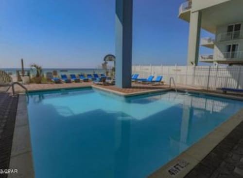 Beachfront 3bedroom condo watch dolphins play from the balcony fitness room pool