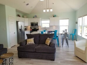 Smart TV - Anchors Away: Pet and Kid Friendly, Short Walk to Beach, Sleeps 10, 5 Cars (Bolivar Peninsula)