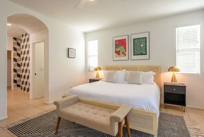 4 bedrooms, desk, iron/ironing board, travel crib - Luma House | Stylish Getaway w/ Game Room & Pool[Free Early Check-In OR Late Checkout] (Indio)